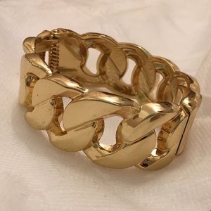 3 FOR $20 Gold Color Chain Link Wrist Cuff
